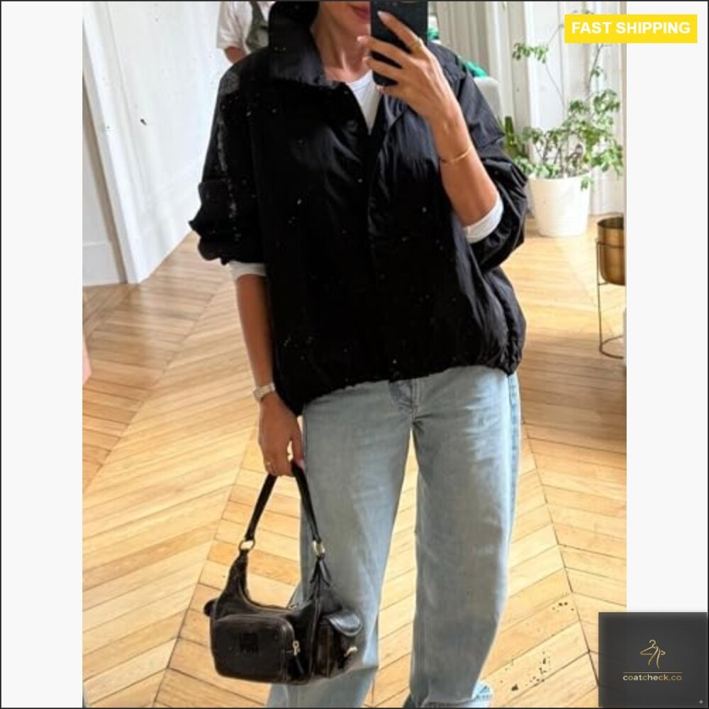 Oversized Bomber Puff Jacket Windproof Waterproof… - image 4